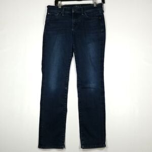 Lucky Brand Jeans Womens Size 27 Dark Blue Denim Mid Rise Sweet Straight Leg